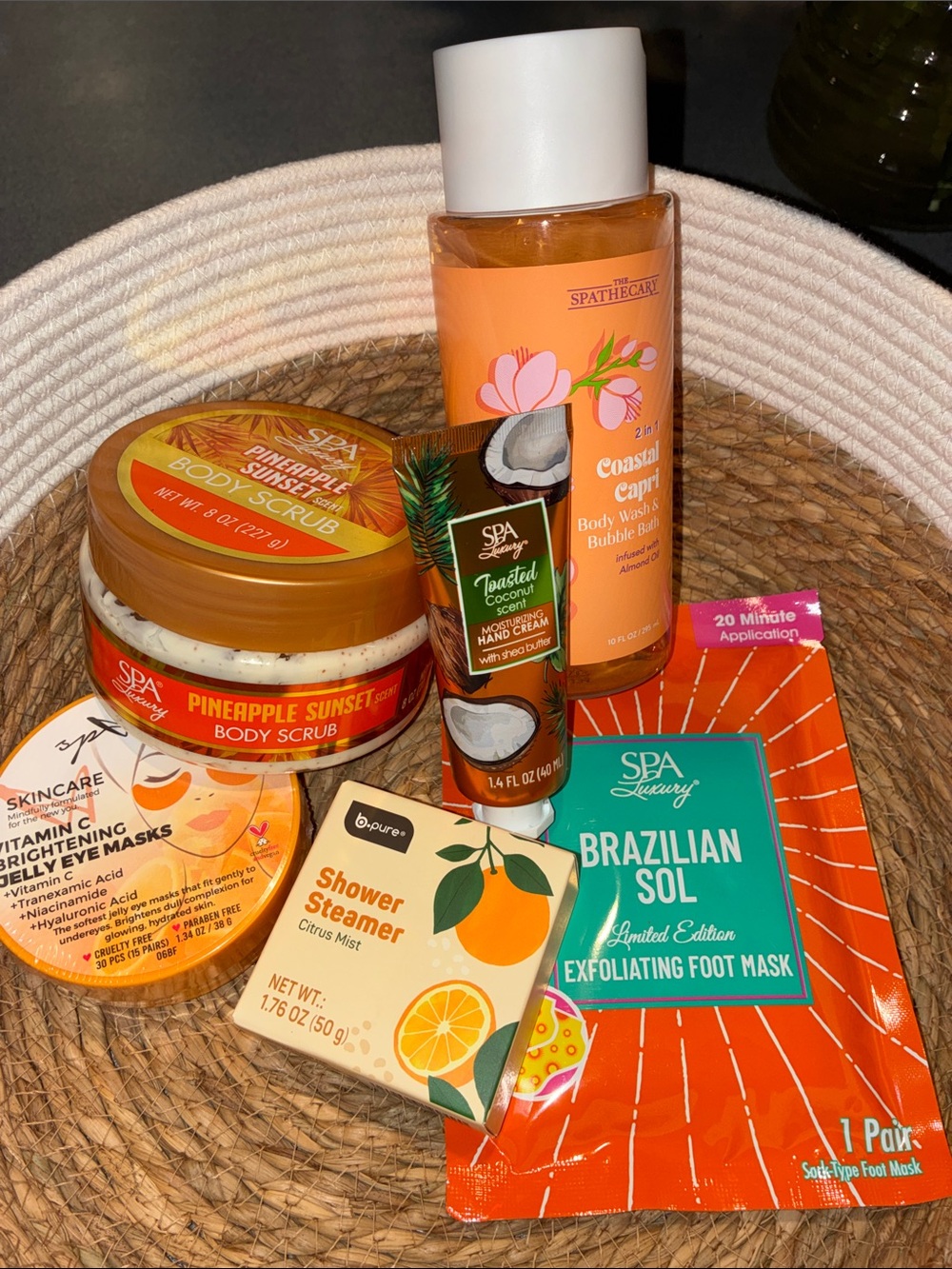 Orange self care kit